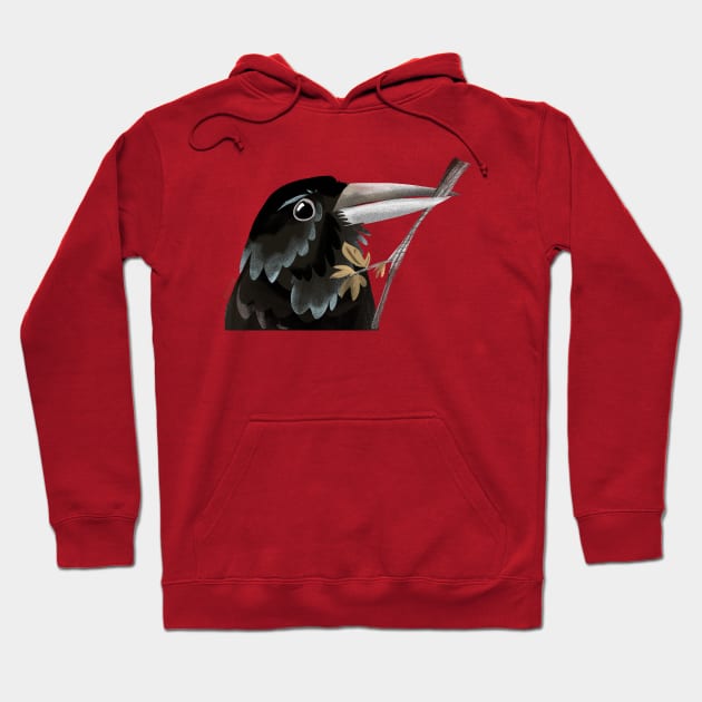 Raven Totem The Wisdom Hoodie by belettelepink